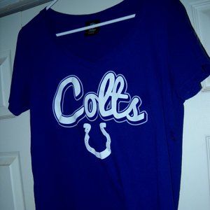 NFL Indianapolis Colts T Shirt Women's Size L "LIKE NEW"